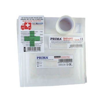 Kit de Inlocuire Trusa Medicala Prim Ajutor pentru Autoturisme Kit de Inlocuire Trusa Medicala Prim Ajutor pentru Autoturisme
