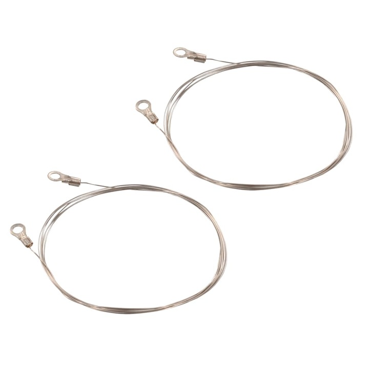 Set de 2 Sarma de taiere spuma vidaXL, Metal, 137 cm