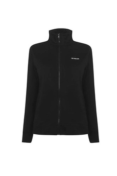 Bluza sport cu fermoar si guler inalt LA Gear Full Zip, Negru Bluza sport cu fermoar si guler inalt LA Gear Full Zip, Negru