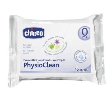 Servetele Chicco Umede pentru Nas PhysioClean, 16 bucati Servetele Chicco Umede pentru Nas PhysioClean, 16 bucati