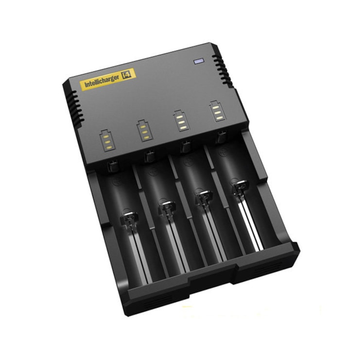 Зарядно у-во NITECORE i4, Universal Charger, LiIon & NIMH, 18650, CR123; AA, AAA, C, D