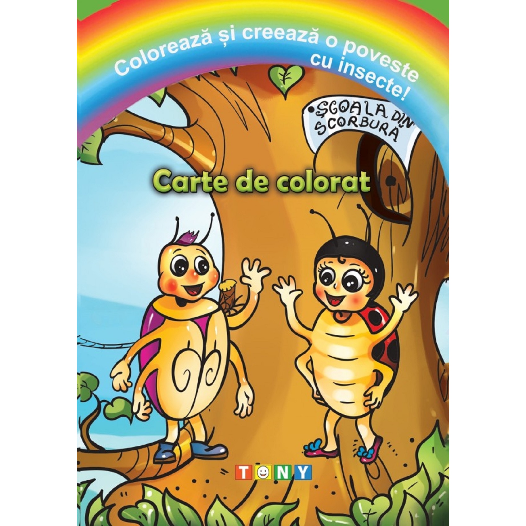 Automation salute Ruckus Coloreaza Si Creeaza O Poveste Cu Insecte! Carte De Colorat - eMAG.ro