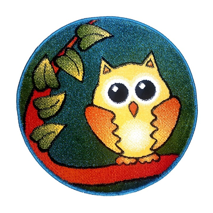 Килим Delta Carpet Kolibri, 11279-140, Модерен, Kръгла, Многоцветен, 67 x 67 см