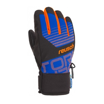 Manusa copii de ski, Reusch, Negru/Albastru, 5.5 Manusa copii de ski, Reusch, Negru/Albastru, 5.5