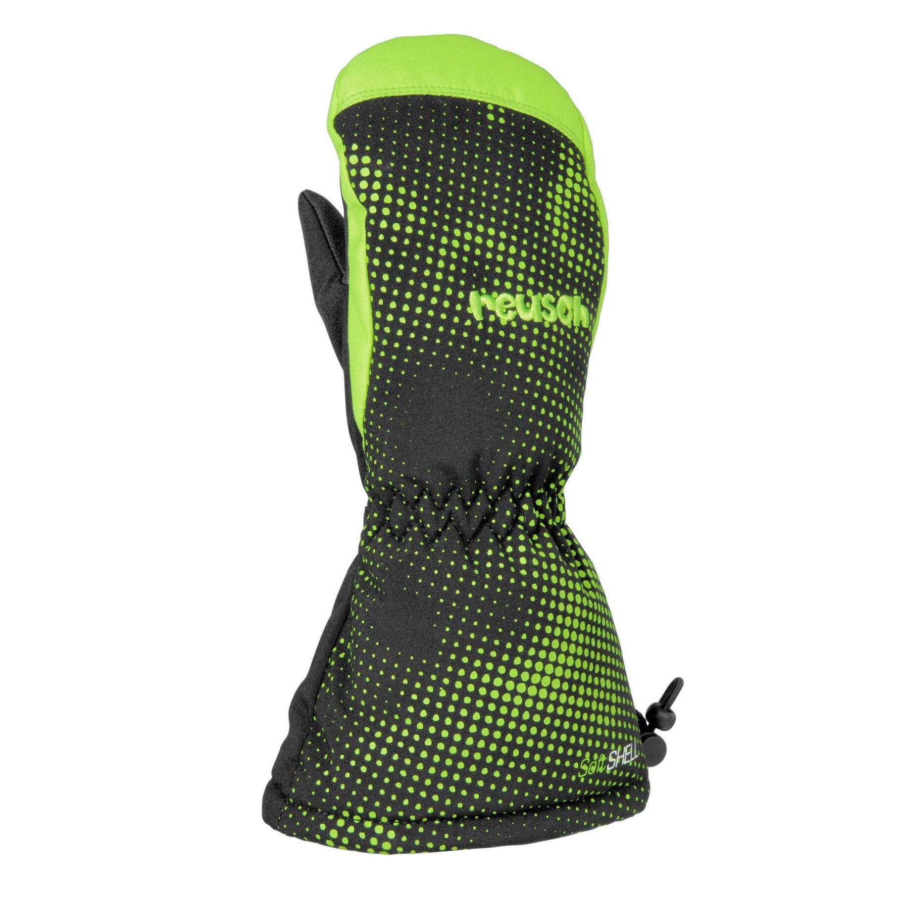 Manusa copii de ski, Reusch, Albastru/Verde lime, XL