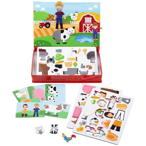 Joc BigJigs Toys Magnetic - Distractie in Livada