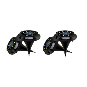 Set 4 lampi solare de gradina/terasa 12SMD (8/2700K + 4/albastru), Moon Set 4 lampi solare de gradina/terasa 12SMD (8/2700K + 4/albastru), Moon