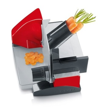 Feliator profesional alimente Graef, SlicedKitchen SKS 503, design compact, grosime feliere ajustabila, multifunctional, motor puternic, silentios, rosu Feliator profesional alimente Graef, SlicedKitchen SKS 503, design compact, grosime feliere ajustabila, multifunctional, motor puternic, silentios, rosu