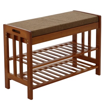 Pantofar / Bancheta hol Kring Provence, bambus, 70x30x50 cm, Maro Pantofar / Bancheta hol Kring Provence, bambus, 70x30x50 cm, Maro