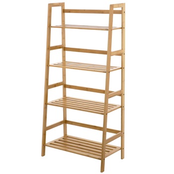 Etajera / Biblioteca Kring Marseille, 4 rafturi, 57x32x120 cm, bambus, culoare lemn natur Etajera / Biblioteca Kring Marseille, 4 rafturi, 57x32x120 cm, bambus, culoare lemn natur