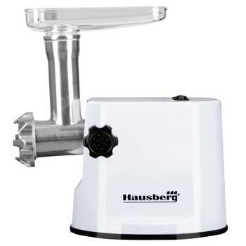 Masina de tocat carne Hausberg HB-3415A,1200W,1Kg/min,Alb Masina de tocat carne Hausberg HB-3415A,1200W,1Kg/min,Alb