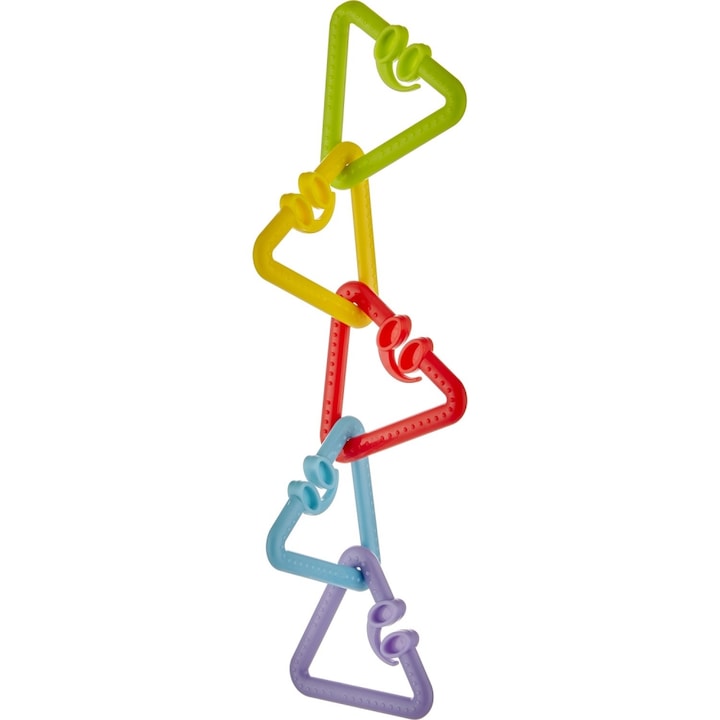 Set 5 inele multifunctionale BabyJem Triangle Links