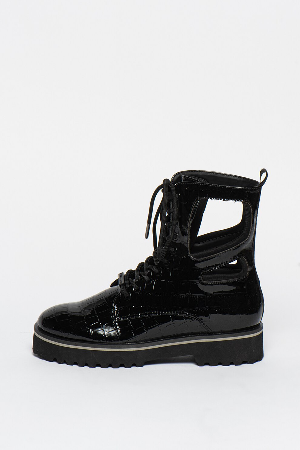 Kendall + Kylie, Ghete din piele ecologica cu decupaje Langmore