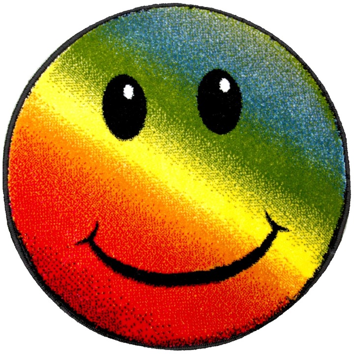 Килим Delta Carpet Kolibri, 11089-150, Модерен, Kръгла, Многоцветен, 67 x 67 см