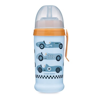 Sticluta sport RACING, albastru deschis, 350 ml, 12 luni +, Canpol 56/516 Sticluta sport RACING, albastru deschis, 350 ml, 12 luni +, Canpol 56/516