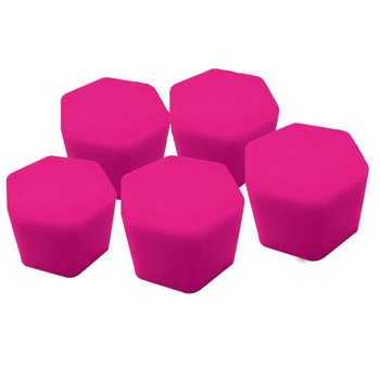 Set capace cauciuc silicon pink, marca Simoni Racing, pentru prezoane/piulite, cod CBR/17 Set capace cauciuc silicon pink, marca Simoni Racing, pentru prezoane/piulite, cod CBR/17