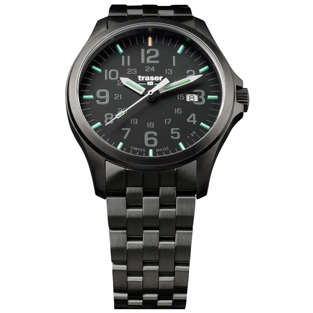 Ceas barbatesc Traser H3 107868 P67 Officer Pro Gun 42mm, 10ATM, Negru