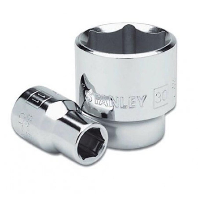 Cheie tubulara hexagonala Stanley, 1/2 inch, 11 mm, otel aliaj crom-vanadiu
