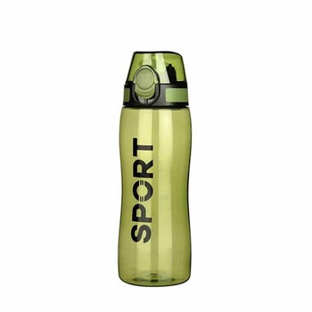 Recipient apa plastic, TP-499,capacitate 750 ml,culoare verde Recipient apa plastic, TP-499,capacitate 750 ml,culoare verde