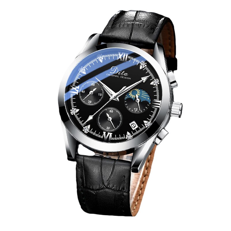 Ceas barbati DITA LPS Silver Black Edition