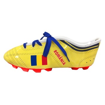 Penar Borseta DACO, 22x7.5x7.3 cm, Material Piele Sintetica, Model Gheata Fotbal Romania, Culoare Galbena Penar Borseta DACO, 22x7.5x7.3 cm, Material Piele Sintetica, Model Gheata Fotbal Romania, Culoare Galbena