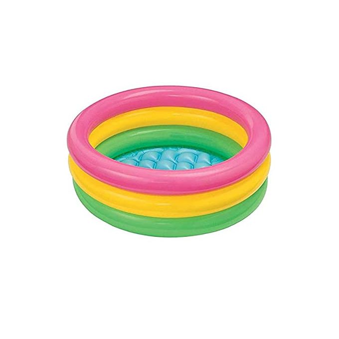 Piscina multicolora, dimensiune 61 x 12