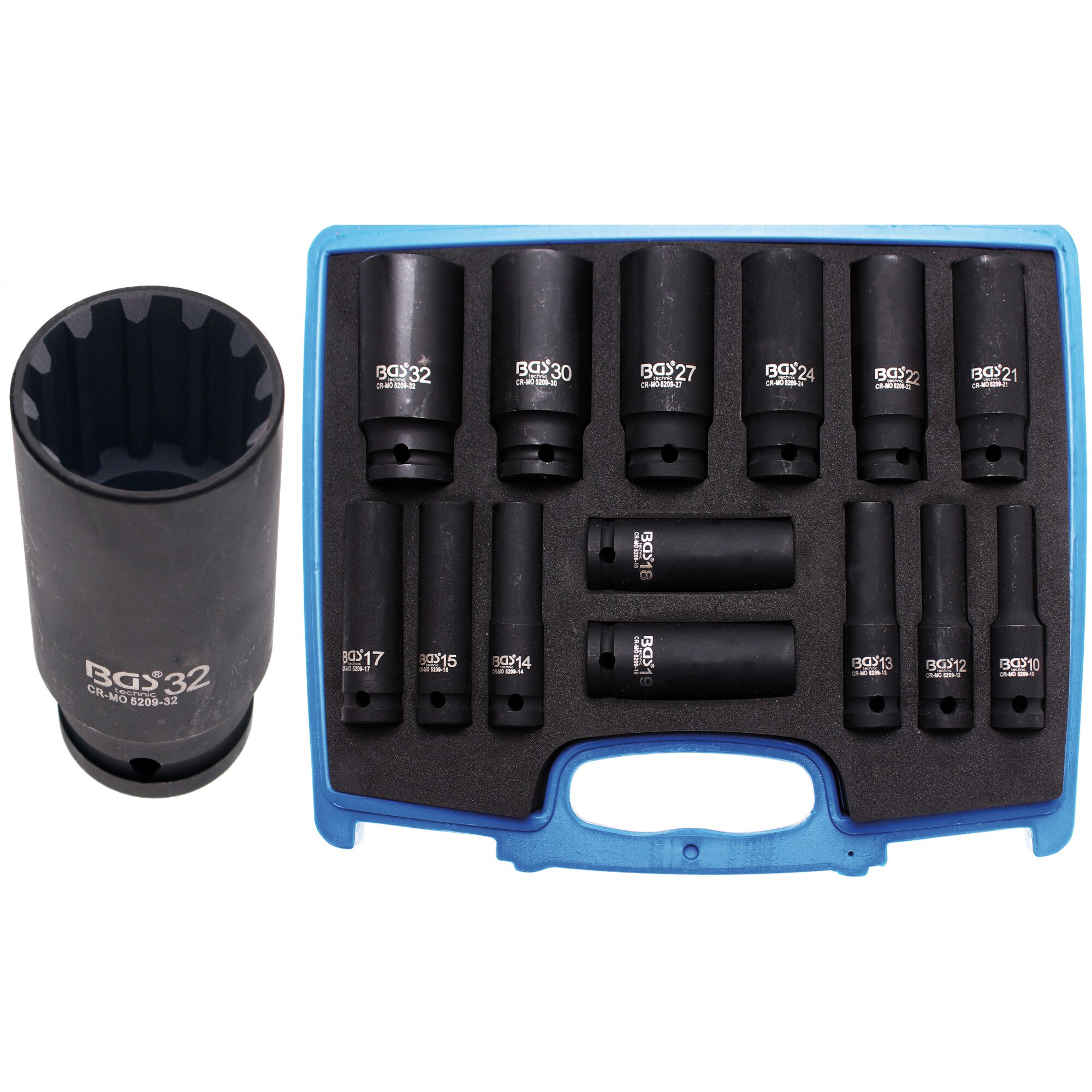 Set tubulare de impact adanci GearLock [ Alldrive ], 10-32mm, actionare 1/2