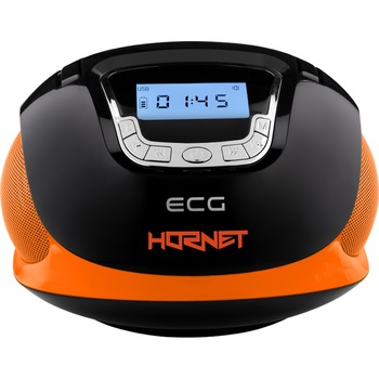 Radio multimedia ECG R 500 U Hornet, 2 x 3W, USB, SD, FM, ceas cu alarma, portocaliu cu negru Radio multimedia ECG R 500 U Hornet, 2 x 3W, USB, SD, FM, ceas cu alarma, portocaliu cu negru