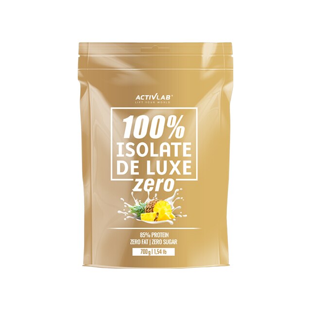 Activlab 100% isolate de luxe zero 700g vanilla