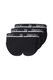 Skiny, Set de chiloti cu banda logo in talie - 3 perechi, Negru, XL