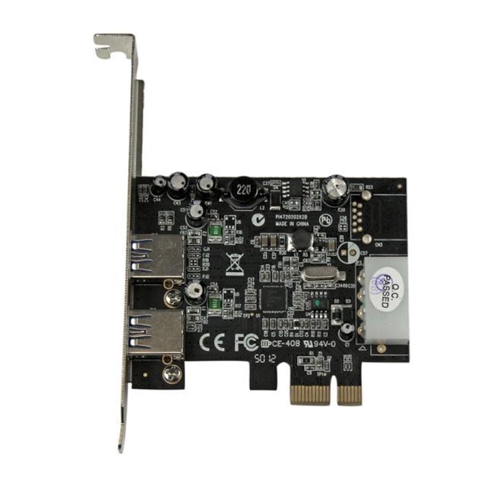 StarTech PCI-E x1 2 portos USB3.0 UASP IO vezérlő