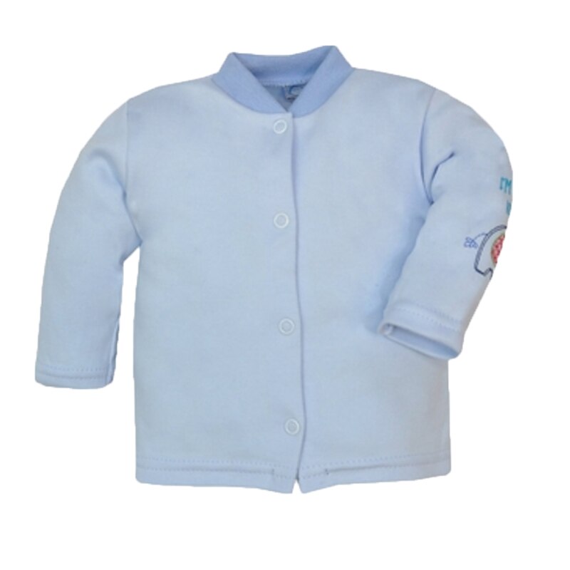 Bluza cu maneca lunga pentru baieti Koala ZOO 2743A, Albastru, 80 cm