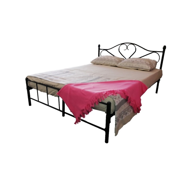 Метално легло Verona ,Черно