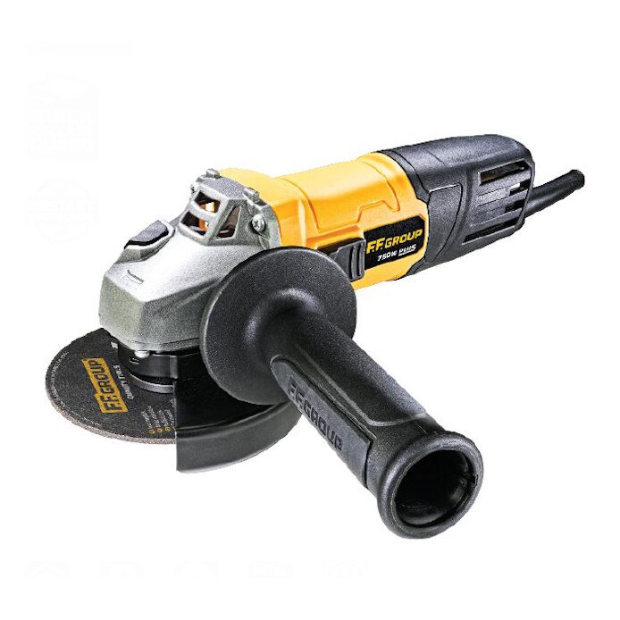 Polizor unghiular FF GROUP AG 115/900 PRO, 900 W, diametru 115 mm, 2 Kg