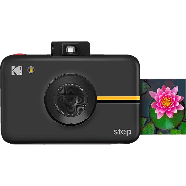 Фотоапарат за моментни снимки Kodak Step, 10MP, Черен