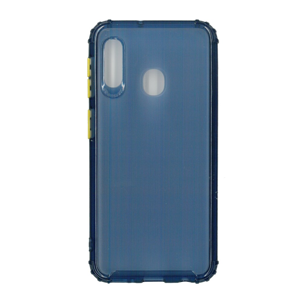 Husa din silicon matte crack, pentru Samsung Galaxy A20e, albastru