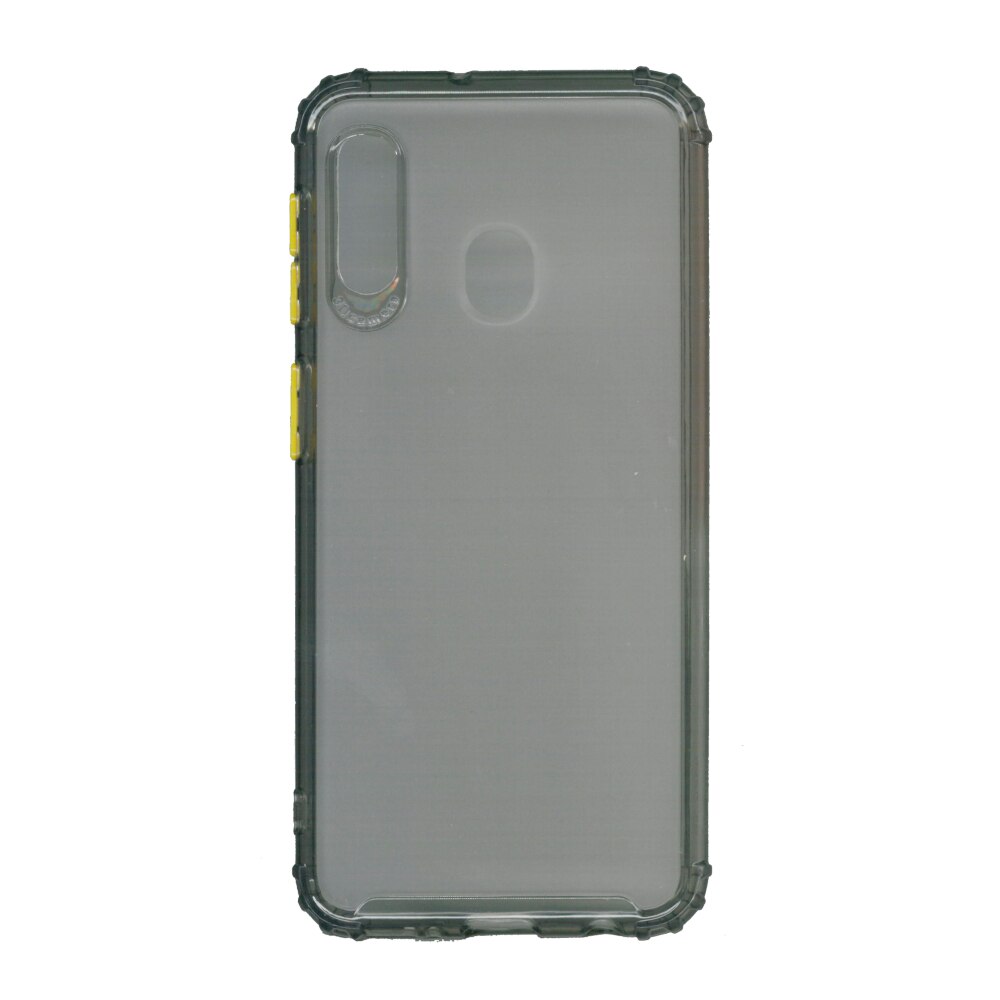 Husa din silicon matte crack, pentru Samsung Galaxy A20e, gri