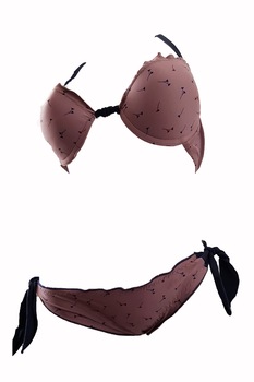 Costum de baie dama doua piese, imprimeu floral,MADALINA , BLD by Exclusive, Roz prafuit Costum de baie dama doua piese, imprimeu floral,MADALINA , BLD by Exclusive, Roz prafuit