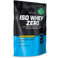 Supliment nutritiv Biotech USA, Iso Whey Zero Free Lactose WPI, Izolat proteic din zer, 500 g, Aroma de cheesecake cu lamaie