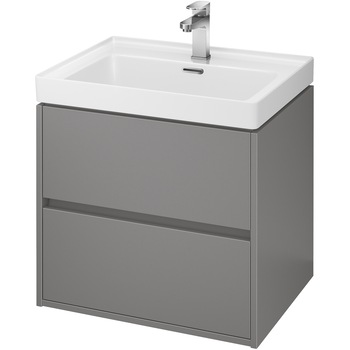 Dulap pentru lavoar Cersanit S924-016, 44.7 x 53.3 x 59.4 cm, gri mat, montat Dulap pentru lavoar Cersanit S924-016, 44.7 x 53.3 x 59.4 cm, gri mat, montat