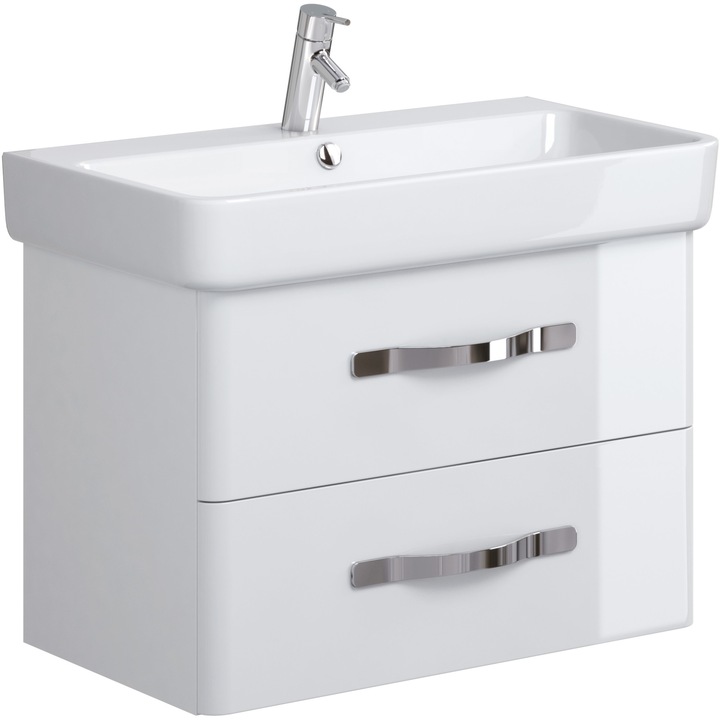 Mobilier pentru lavoar Cersanit Urban Harmony OS580-003, 74x42x50 cm, alb, montat