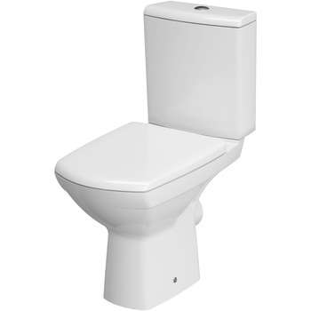 Pachet vas WC Cersanit RR100-001 643 Viva + rezervor, Clean On, evacuare orizontala, capac WC Duroplast, inchidere lenta, demontare rapida Pachet vas WC Cersanit RR100-001 643 Viva + rezervor, Clean On, evacuare orizontala, capac WC Duroplast, inchidere lenta, demontare rapida