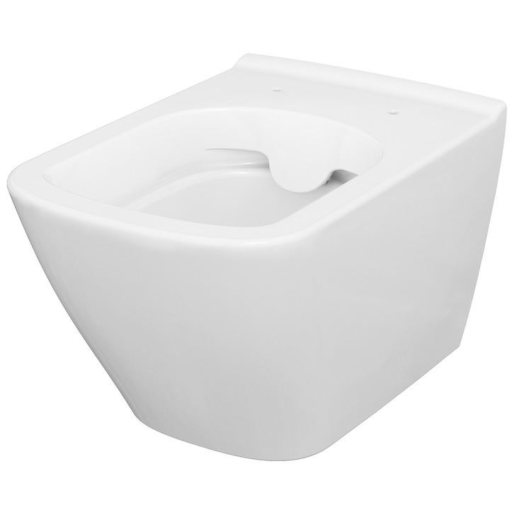 Vas WC suspendat Cersanit K35-041, Clean ON, 35.5 x 50.5 x 36.5 cm