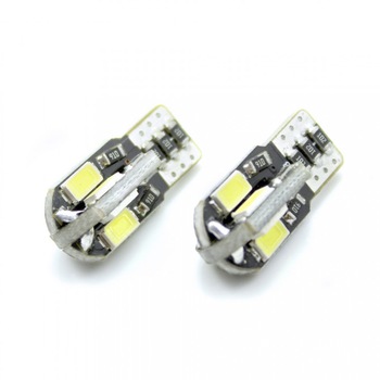 Bec Led pentru iluminat, portbagaj, Ambalaj 2 bucati, Filament W5W, T10, Tensiune 12V, alb xenon Bec Led pentru iluminat, portbagaj, Ambalaj 2 bucati, Filament W5W, T10, Tensiune 12V, alb xenon