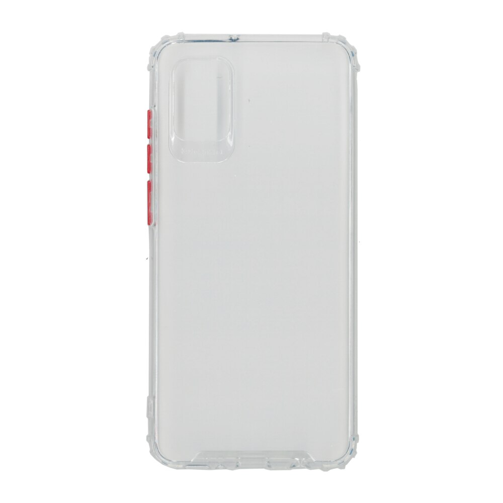 Husa din silicon matte crack, pentru Samsung Galaxy A31, alb