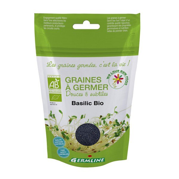 Seminte de busuioc pentru germinat, bio, 100g