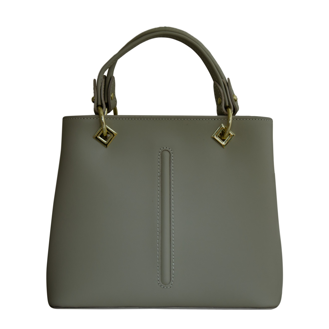 Geanta de dama din piele naturala Eva Bags, Sorina bej