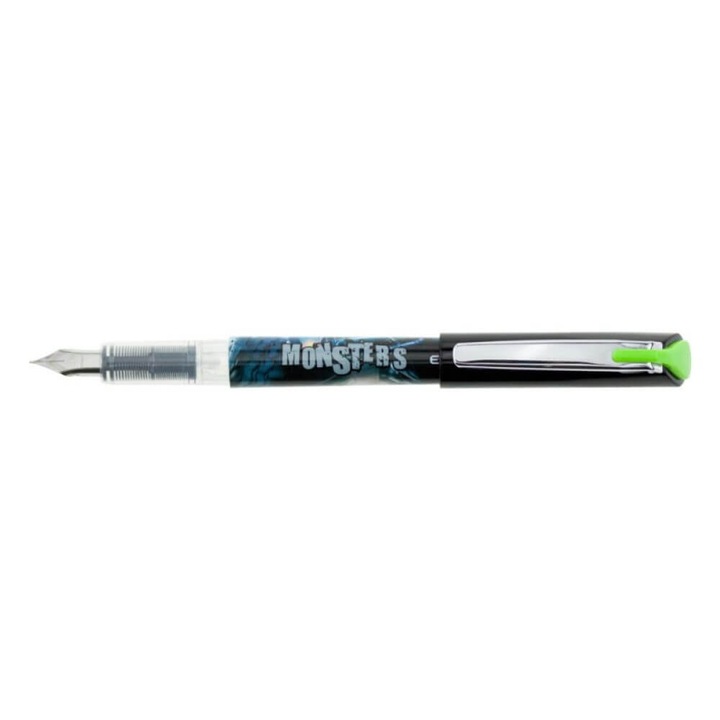 ECADA Monsters Model toll M típusú iridium hegyű, műanyag, szabványos vagy hosszú tintapatronnal, többszínű
