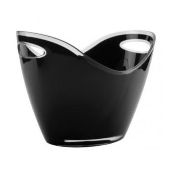 Frapiera Vin Bouquet pentru 2 sticle, neagra, racire gheata, 4 Litri Frapiera Vin Bouquet pentru 2 sticle, neagra, racire gheata, 4 Litri