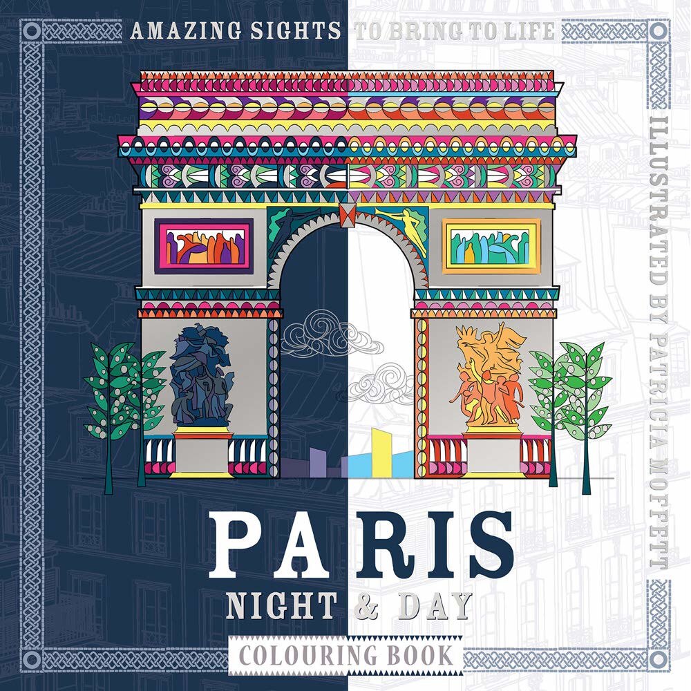 Paris Night & Day Colouring Book - Patricia Moffett